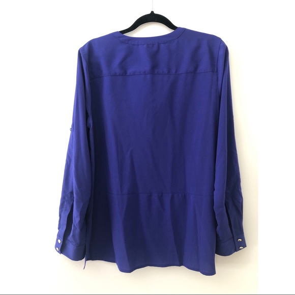 Royal Blue Calvin Klein Blouse - Picture 6 of 6